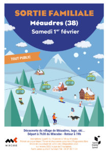 affiche sortie famille mixcube méaudres