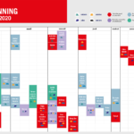 planning des activités du Mixcube 2019-2020